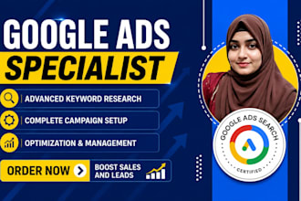 setup and run google ads for hvac services business leads