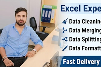 clean format merge split excel data