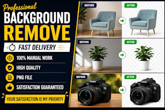 remove background from 20 images professionally