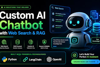build a custom ai chatbot with web search and document upload