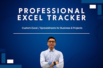 creates a professional excel tracker for your business