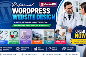 design a professional medical and healthcare in wordpress