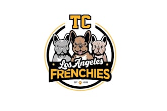 design unique french bulldog logo