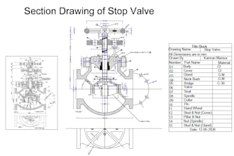draw mechanical engineering and machine drawings in autocad