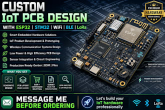 do embedded iot pcb design esp32 sensors microcontroller layout