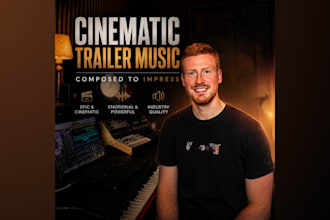compose epic cinematic trailer or teaser music
