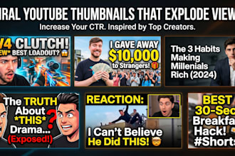design viral youtube thumbnails that boost CTR