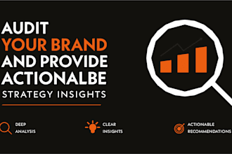 audit your brand and give actionable strategy insights