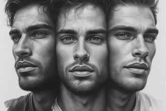 create charcoal, pencil, and color illustrations