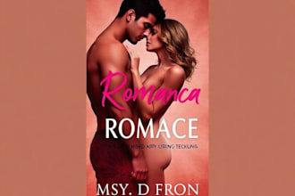 design erotic, romance and adult book cover or ebook cover