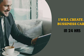 create bussiness card in 24hrs
