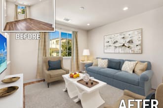 do real estate virtual staging and home digital staging services
