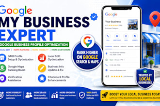 setup optimize gmb profile local SEO  google business listing