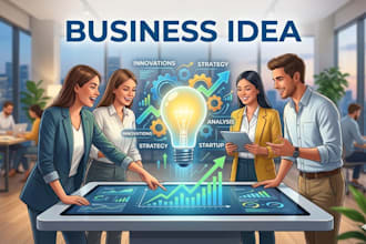 ready to help create a business strategy