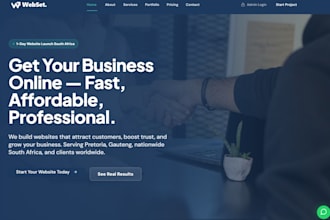 build an aesthetic responsive website with SEO integration hosting