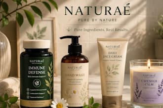 design product label packaging and bottle label for your brand