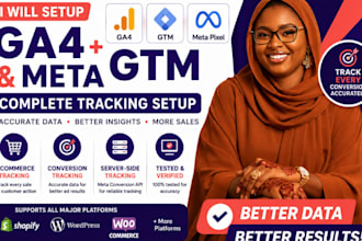 setup ga4 google tag manager and meta pixel tracking