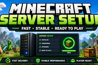 install and configure your minecraft server