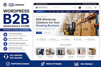 create wordpress b2b wholesale store ecommerce website