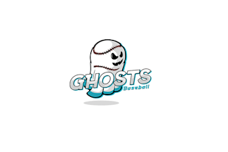 design ghost baseball logo