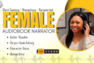 narrate dark romance audiobook, female voice actor, audiobook narrator duet