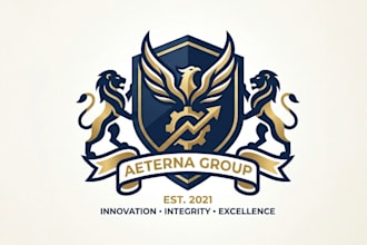 design luxury heraldic, coat of arms logo
