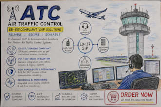 develop secure air traffic control communication and voip systems