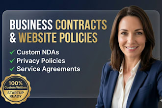 draft your business contract, privacy policy, nda and terms of service