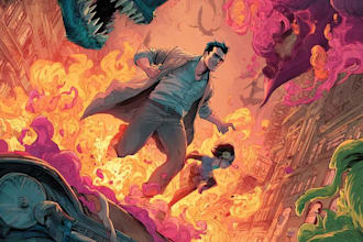 illustrate dynamic comic book pages and sequential art