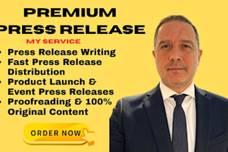 do fast press release distribution and press release writing, PR distribution
