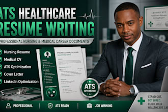 write ats healthcare nursing medical resume and cover letter