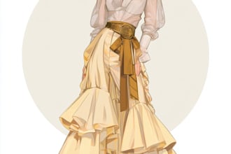 draw a fashion illustration or sketch