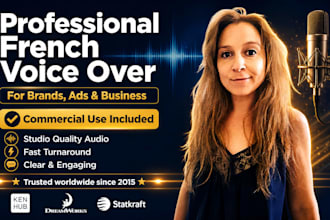 record a premium french voice over