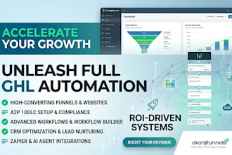 be your gohighlevel expert for ghl automation and sales funnel design