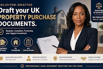 professionally draft your UK residential property purchase documents