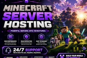 setup and maintain a minecraft server for you