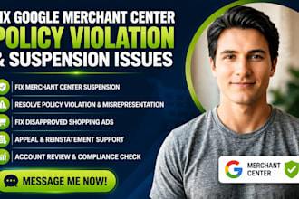 fix google merchant center policy violation and suspension issues