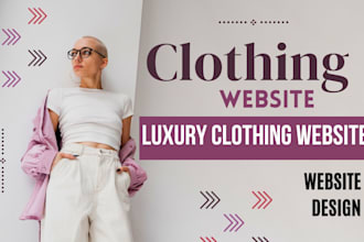 design luxury clothing website, streetwear website, y2k site, jewelry website