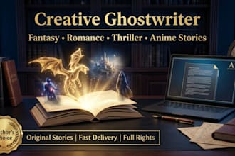 ghostwrite your professional fiction novel