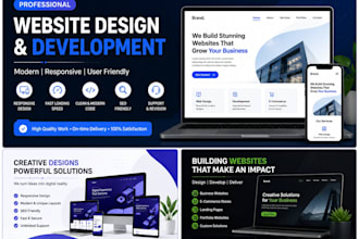 web development and design a professional UI UX