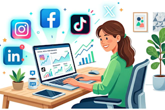 manage your social media accounts and grow your brand online