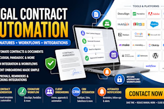 do legal contract generators automation website e signatures docusign workflow