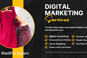 provide digital marketing and linkden survices