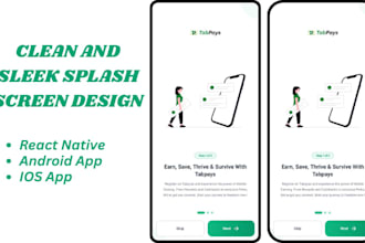 develop react native mobile app with API integration