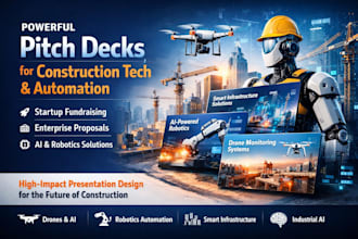 design autonomous construction site and automation system presentation design