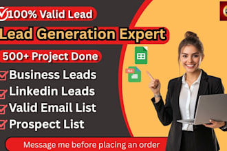 build b2b business leads, lead generation and linkedin leads