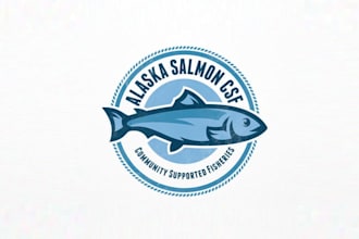 create community logo for small scale salmon fishery