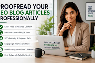 proofread your SEO blog articles professionally