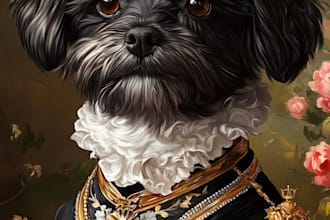 paint you a beautiful pet portrait