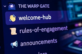 create a professional discord server